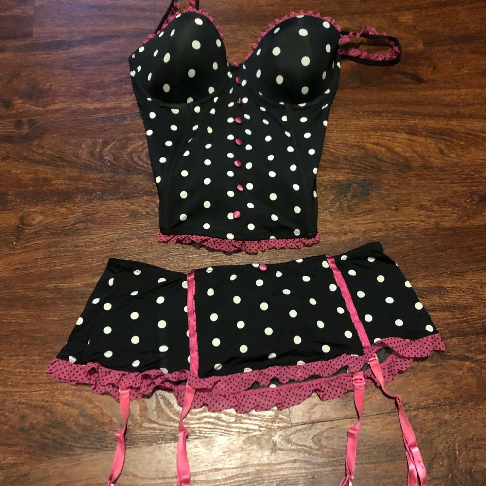 Jessica Simpson Two Piece Corset W. Panties